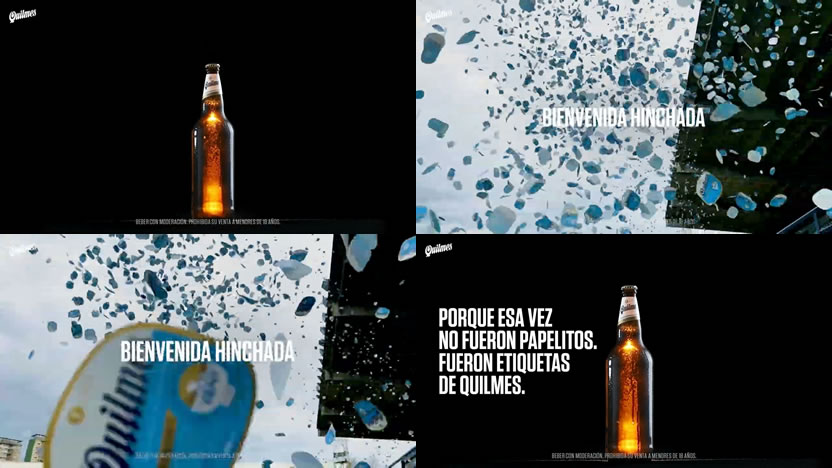 Cerveza Quilmes celebra la vuelta de los hinchas a las canchas del fútbol argentino