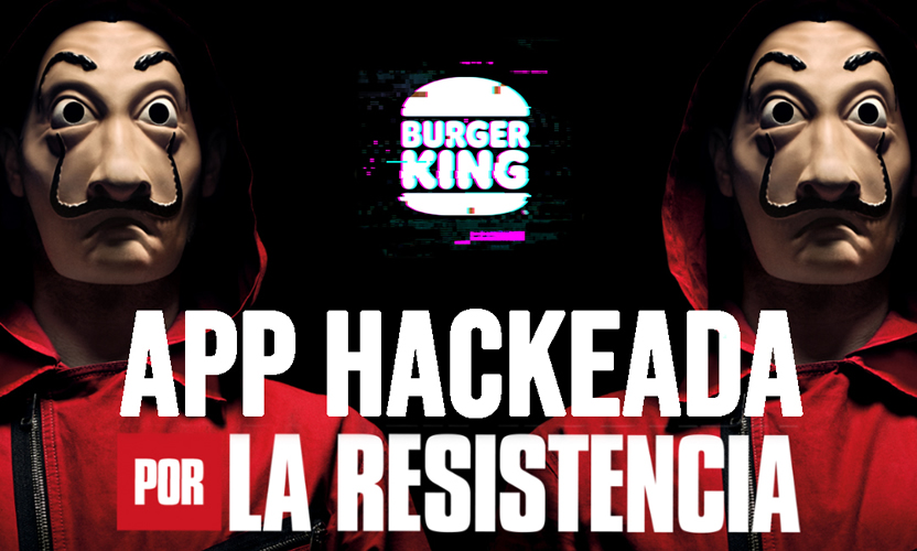 Burger King: APP hackeada por la resistencia