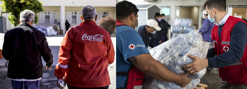 Coca-Cola continúa dando su apoyo a la Cruz Roja Argentina en la lucha contra el COVID-19