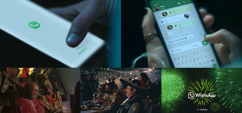 Whatsapp hace un reclamo en la víspera de Año Nuevo con la ayuda de BBDO SF y Berlín