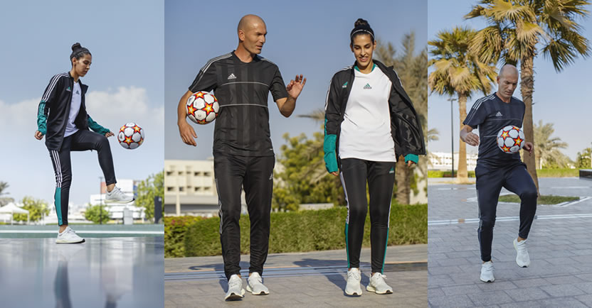 en Dubái Zinedine Zidane y Nouf Anzi - LatinSpots