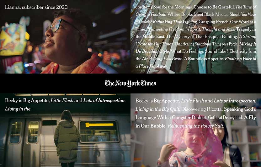 The New York Times junto a Droga5 pone el foco en el valor de su independencia