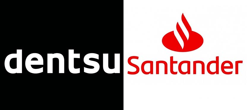 Dentsu gana la cuenta de medios del Santander en el Reino Unido, Europa y USA