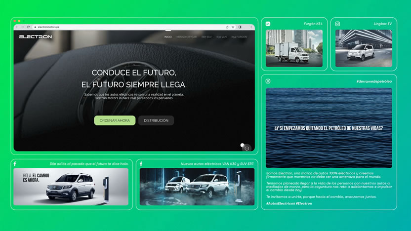 Boost Lima innova para dar a conocer las ventajas de los automóviles Electron