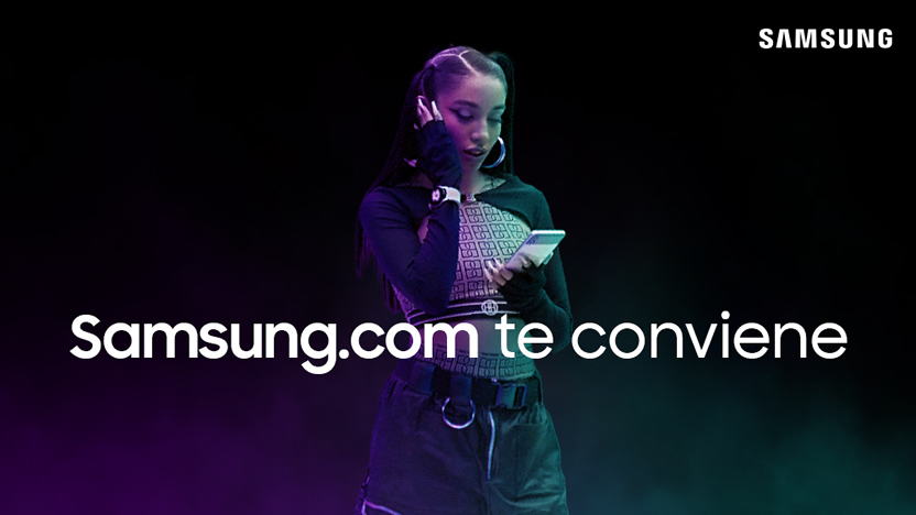 Samsung realizó una campaña para su E-store junto María Becerra