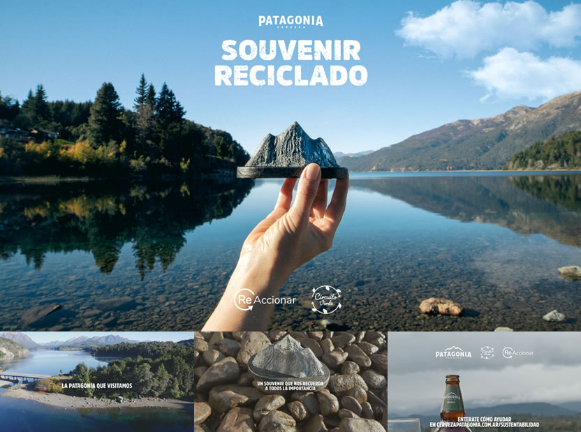 Cerveza Patagonia y R/GA BA crean un souvenir a partir de plástico reciclado