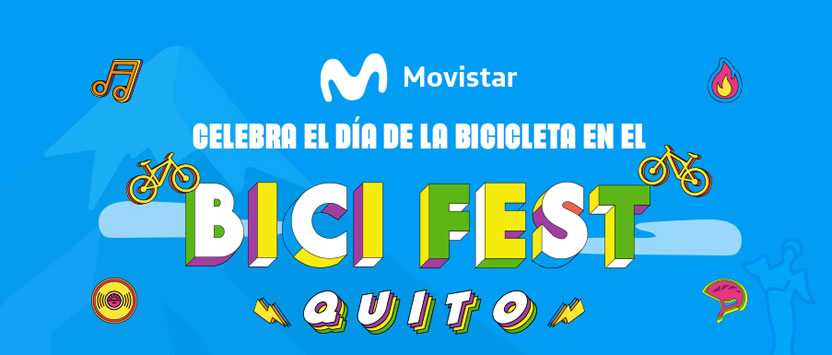 Movistar Ecuador celebró el Bici Fest 2022