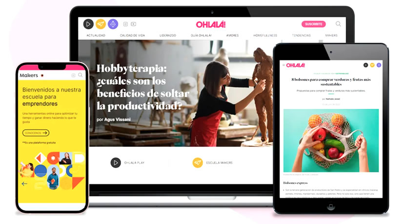 Hogarth Argentina idea la web de Ohlalá!