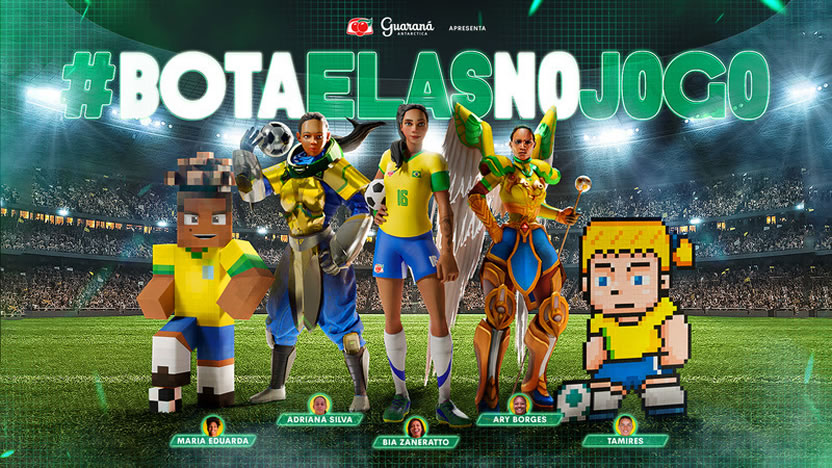 Guaraná Antarctica apoya al fútbol femenino a través de #BotaElasnoJogo