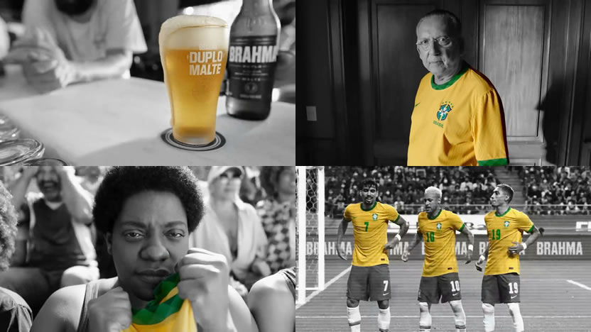 Brahma rescata el significado de la camiseta de la selección brasileña de fútbol