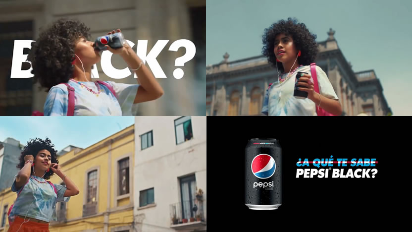 Pepsi muestra la campaña ¿A qué te sabe Pepsi Black? ideada por BBDO México