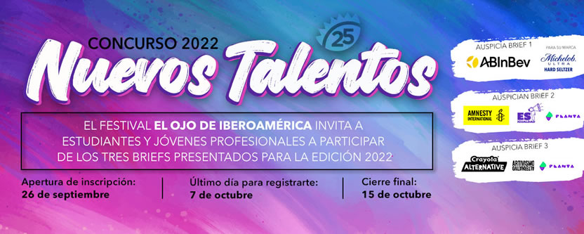 El Ojo de Iberoamérica lanza el Concurso Nuevos Talentos 2022