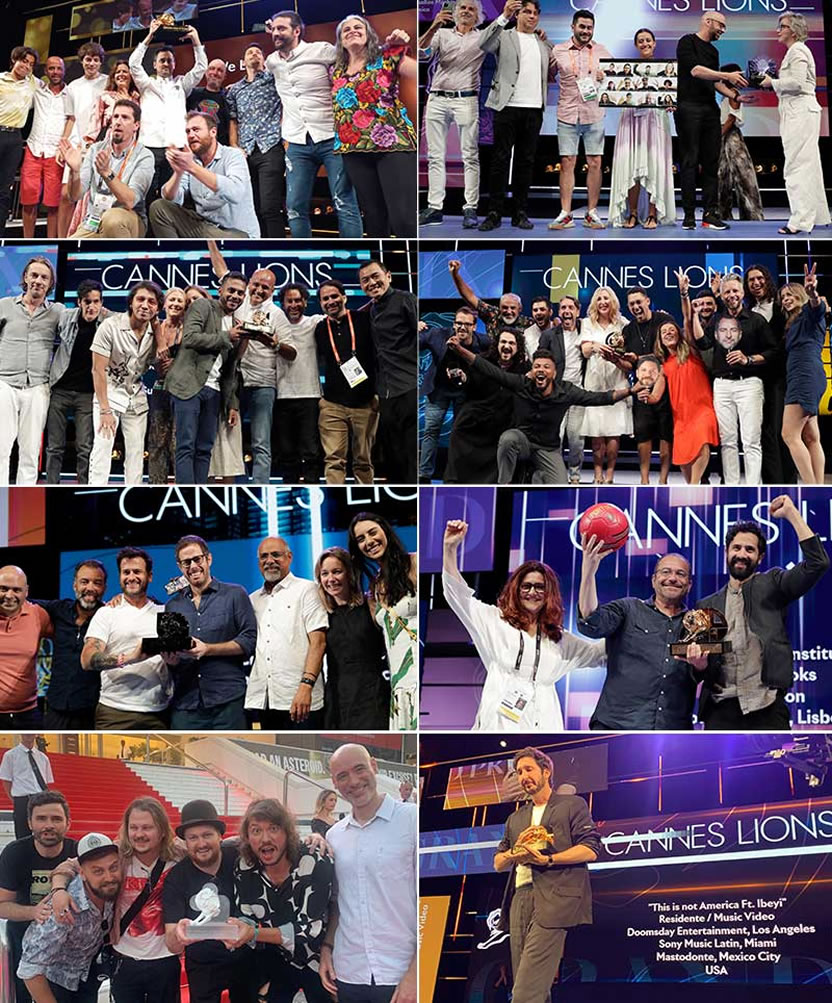 El Talento Latino brilló en Cannes Lions 2022