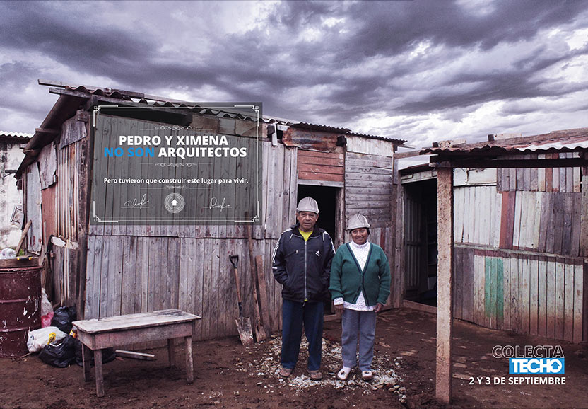 Humano crea para TECHO Bolivia y su colecta