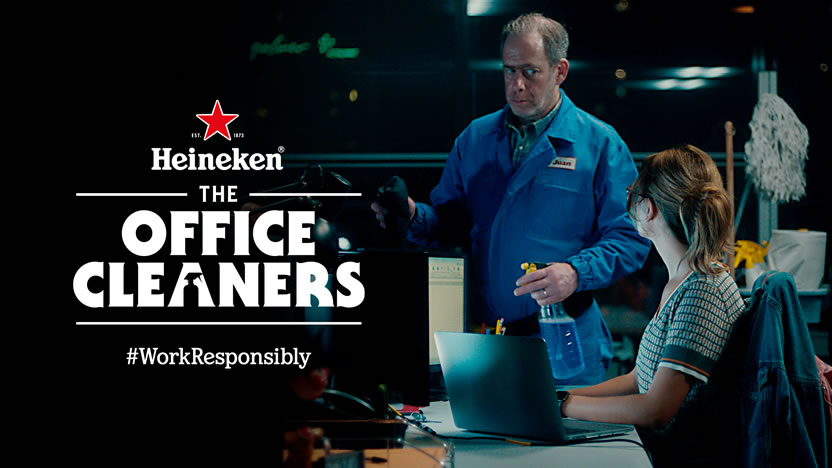 Heineken promueve The Office Cleaners