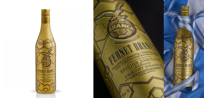 Fernet Branca hizo botella la única copa que no se puede llenar para que todos la levanten