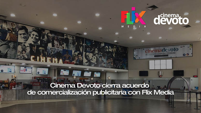 Se cierra acuerdo comercial entre Cinema Devoto y Flix Media Argentina
