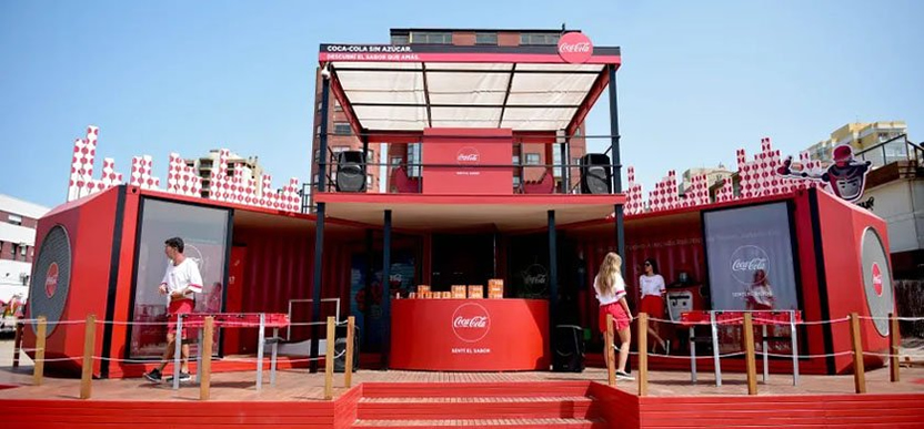 Coca-Cola lanzó su parador en Villa Gesell