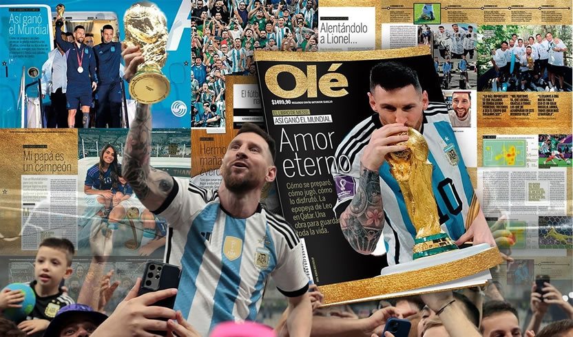 Olé lanza Libro de Messi sobre el Mundial