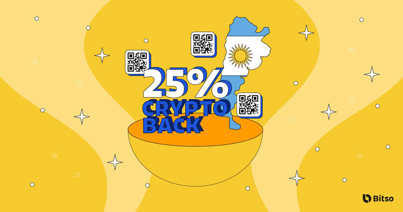 Bitso lanza Crypto Back para compras QR