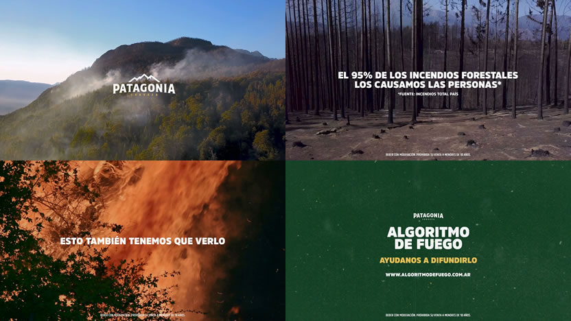 Patagonia y R/GA lanzan Algoritmo de Fuego para calcular el riesgo de incendios forestales