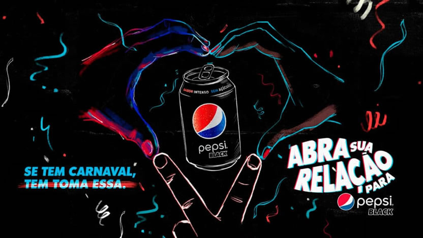 Pepsi Black invita al público a abrir la relación