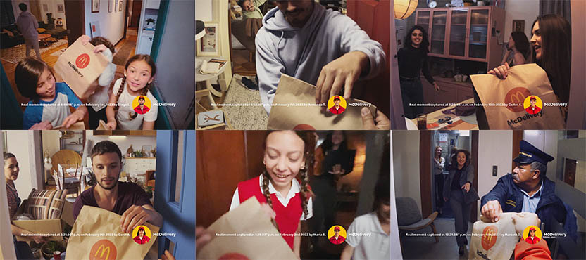 DDB Colombia lanza la primera campaña fotografiada por repartidores de McDonalds