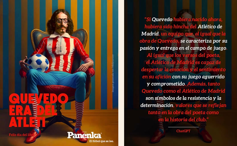 Panenka y Dentsu descubren de qué equipo de fútbol serían famosos escritores españoles