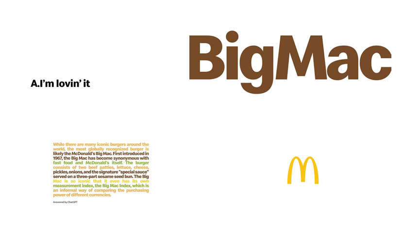 GALERIA.ag usa ChatGPT para potenciar el protagonismo mundial del Big Mac  