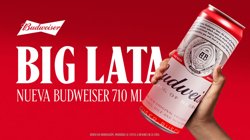 Budweiser presenta su Nueva Lata 710cc