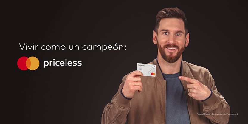 Mastercard: Messi paga como un campeón