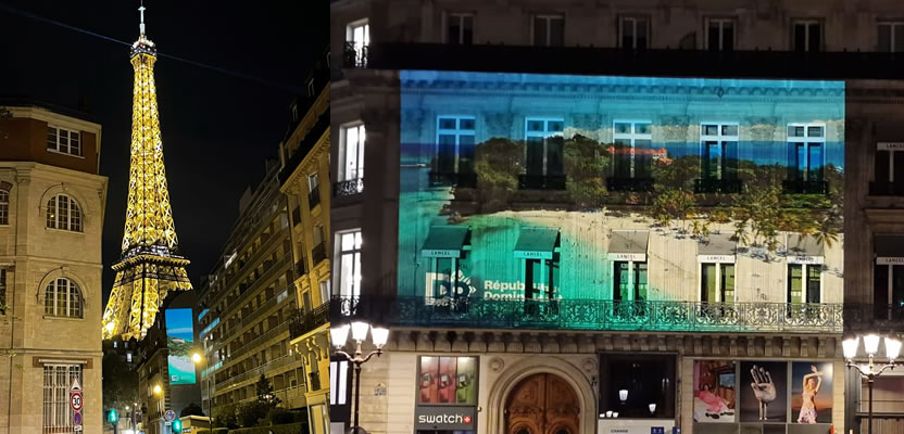 Potente campaña de Latcom en OOH de París