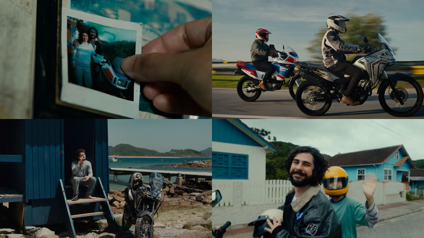 Honda, in cooperation with Publicis, presented the advertising campaign for the new Sahara 300