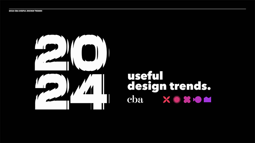 CBA B+G presenta Useful Design Trends 2024
