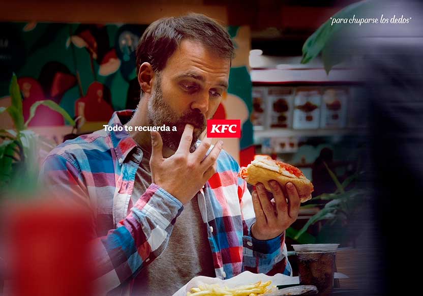 KFC Chile desafía la comunicación de comida