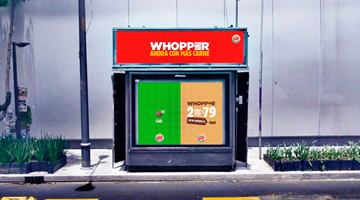 We Believers y Burger King rompen con lo tradicional del OOH con la Whopper 4.4