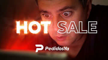 Lanzallamas calentó el Hot Sale de PedidosYa