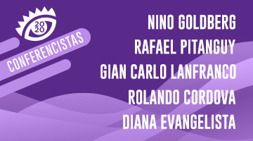  El Ojo 2020 anuncia nuevos conferencistas: Nino Goldberg, Rafael Pitanguy, Gian Carlo Lanfranco, Rolando Cordova y Diana Evangelista