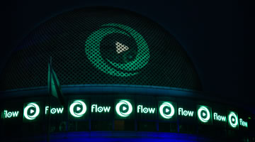 La celebración de Disney+ y Flow en la cúpula del Planetario de Buenos Aires