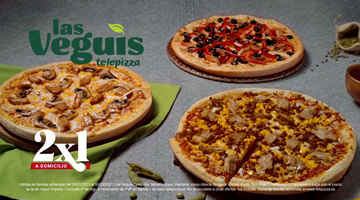 Telepizza presenta Las Veguis, nueva línea de productos veganos 