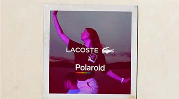 Lacoste x Polaroid: Celebran todos los colores