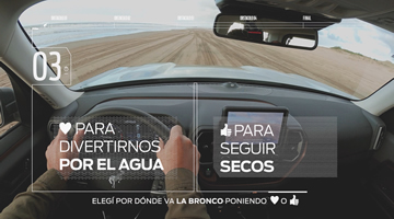 Ford Bronco y BBDO hacen un live test drive