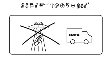 IKEA prepara un entorno acogedor para los extraterrestres por si vienen