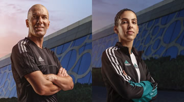 Adidas filma en Dubái con Zinedine Zidane y Nouf Al Anzi una creación Havas Middle East