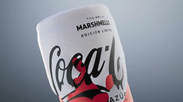 Nueva Coca-Cola creada con Marshmello
