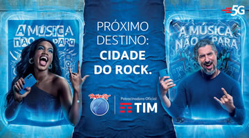 TIM en el primer Rock in Rio 5G de la historia de la mano de la agencia BETC HAVAS