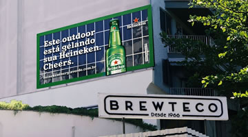 Heineken congela la cerveza en Vía Pública