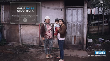 Humano crea para TECHO Bolivia y su colecta