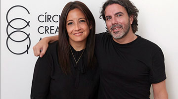 Diego Medvedocky y Anita Ríos, al frente del Círculo de Creatividad Argentina