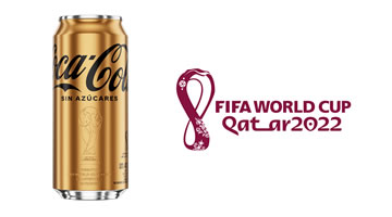 Coca-Cola homenajea a Argentina Campeón del Mundo en Qatar 2022 con una lata dorada